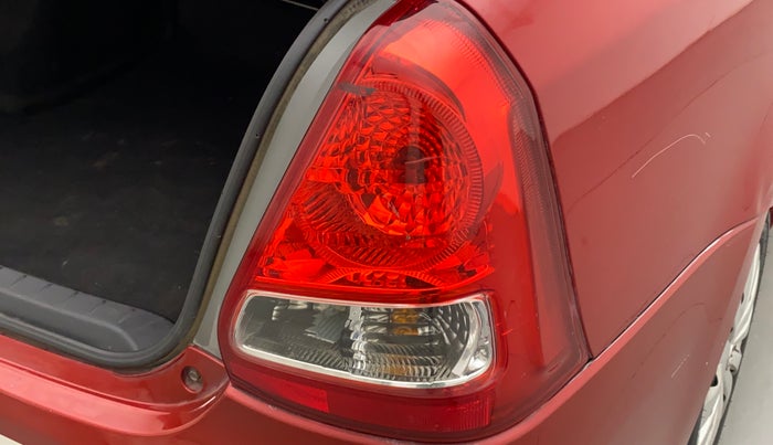 2012 Toyota Etios G, Petrol, Manual, 57,600 km, Right tail light - Minor scratches