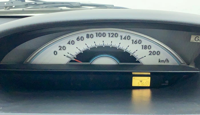 2012 Toyota Etios G, Petrol, Manual, 57,600 km, Odometer Image