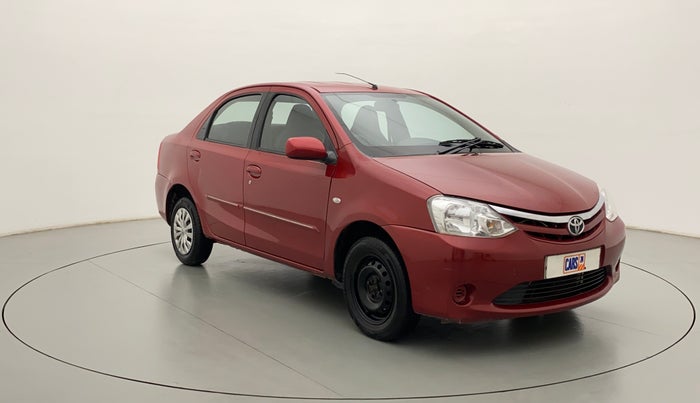 2012 Toyota Etios G, Petrol, Manual, 57,600 km, Right Front Diagonal