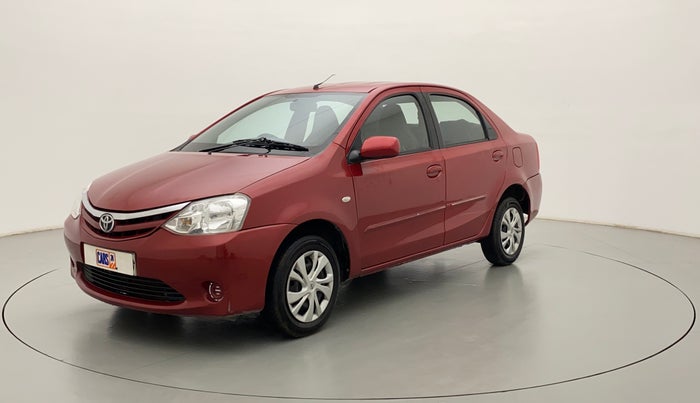2012 Toyota Etios G, Petrol, Manual, 57,600 km, Left Front Diagonal