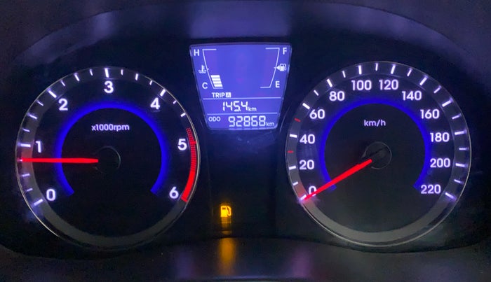 2017 Hyundai Verna 1.6 CRDI SX, Diesel, Manual, 93,041 km, Odometer Image