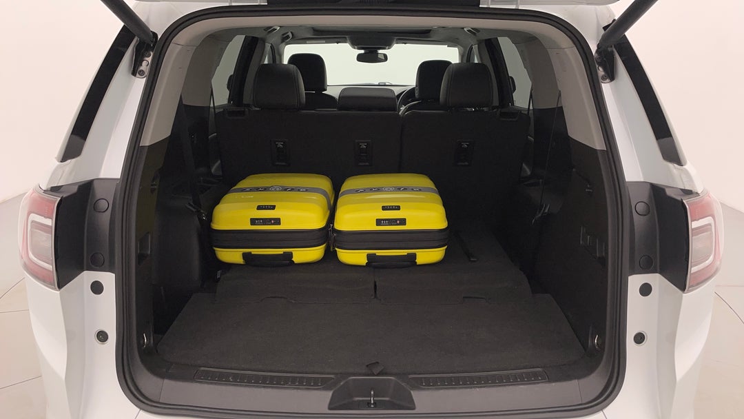 Boot Inside View with Luggage