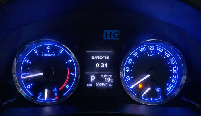 2015 Toyota Corolla Altis VL AT, Petrol, Automatic, 88,494 km, Odometer Image