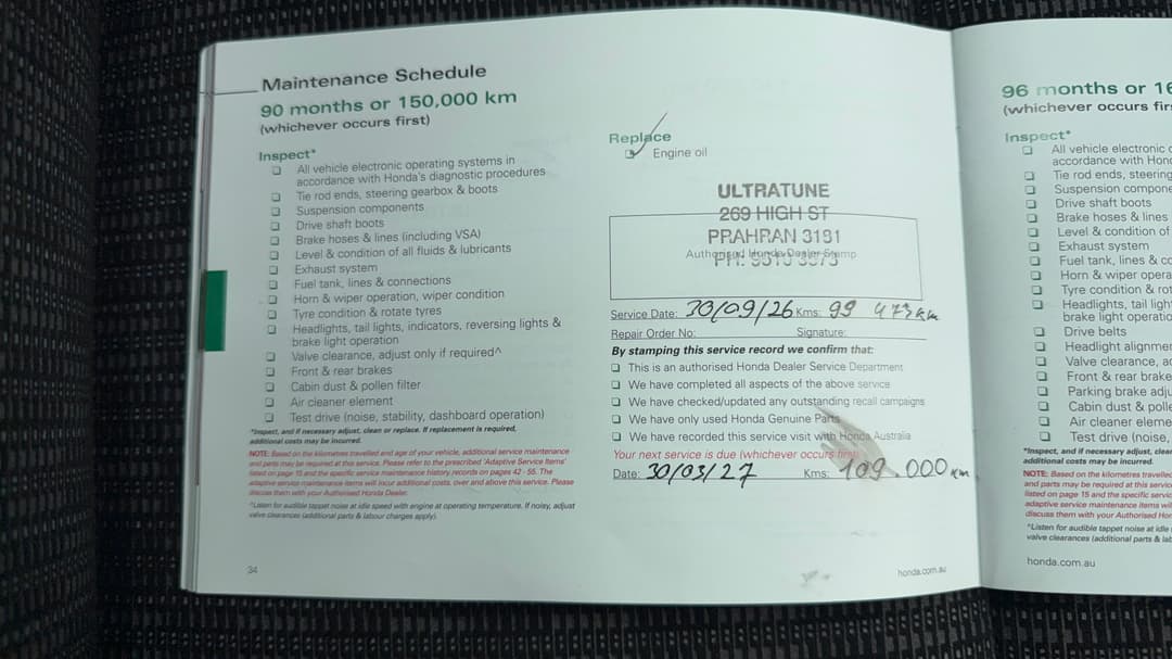 2015 Honda Jazz Vti, Automatic, 99481 km, Service History