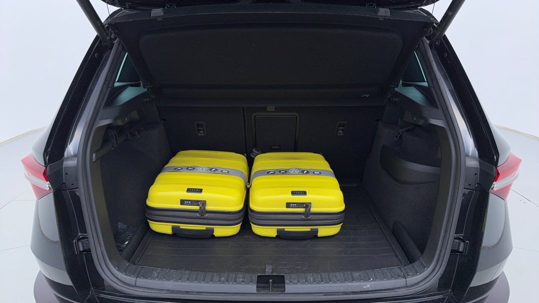 Boot Inside View with Luggage