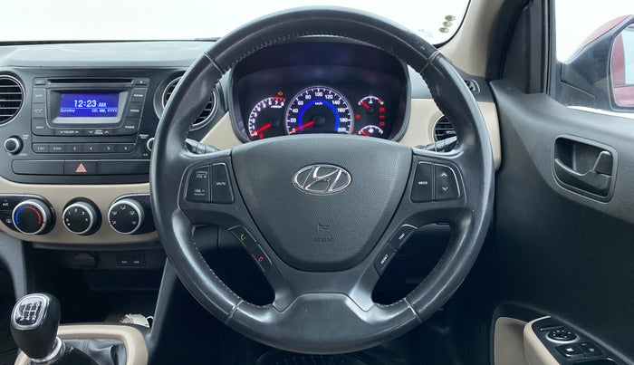 2014 Hyundai Grand i10 ASTA 1.2 (O) VTVT, Petrol, Manual, 68,152 km, Steering Wheel