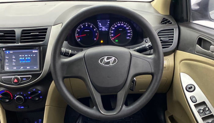 2015 Hyundai Verna FLUIDIC 1.4 VTVT, Petrol, Manual, 40,055 km, Steering Wheel Close Up