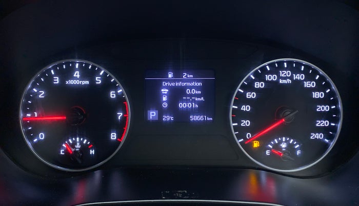 2019 KIA SELTOS HTX AT PETROL, Petrol, Automatic, 58,737 km, Odometer Image