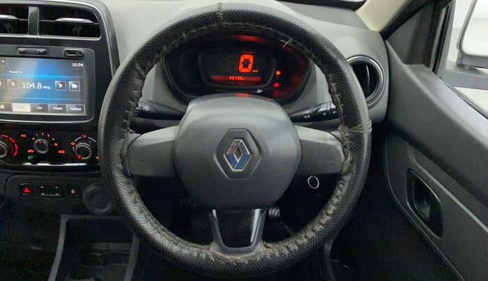 2015 Renault Kwid RXT 0.8 (O), Petrol, Manual, 25,736 km, Steering Wheel Close Up