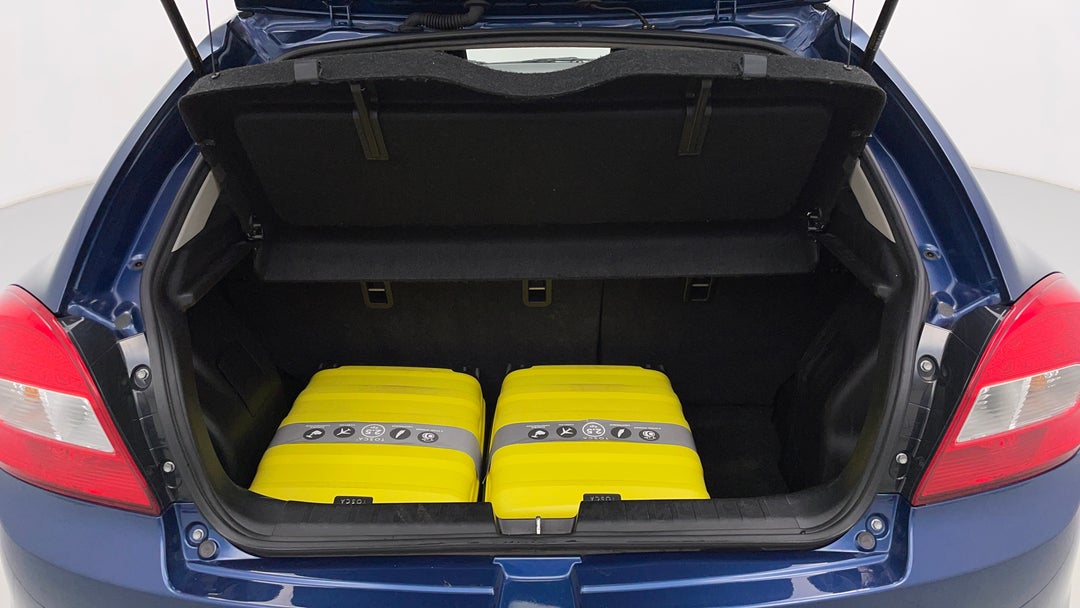 Boot Inside View with Luggage