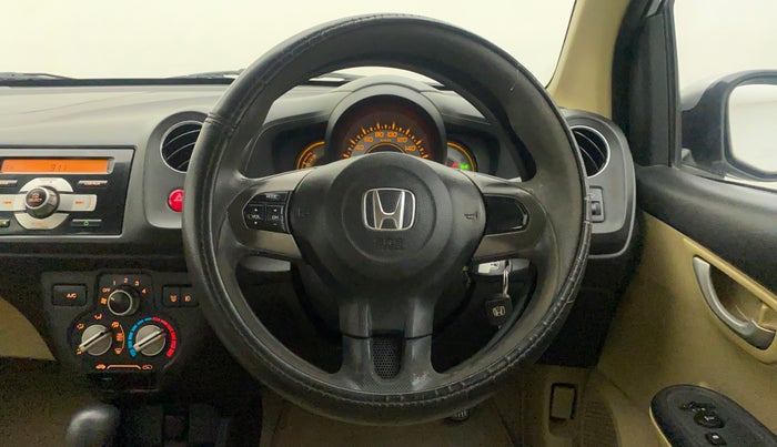 2014 Honda Brio VX AT, Petrol, Automatic, 69,196 km, Steering Wheel Close Up