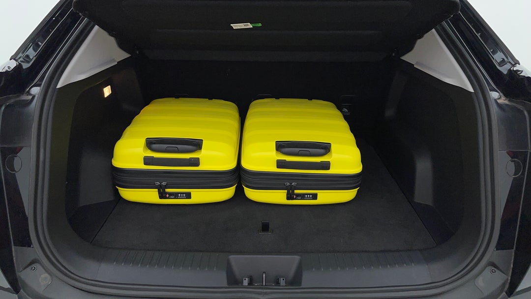 Boot Inside View with Luggage