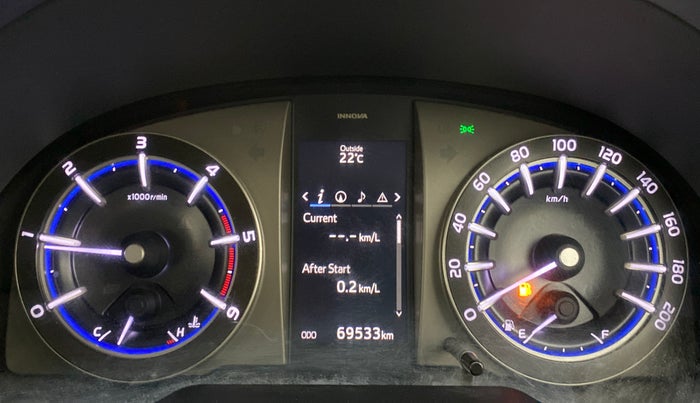 2018 Toyota Innova Crysta 2.4 VX 7 STR, Diesel, Manual, 69,532 km, Odometer Image
