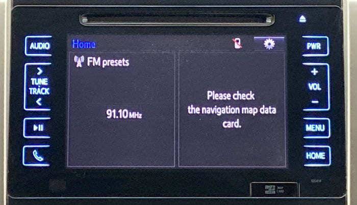 2018 Toyota Innova Crysta 2.4 VX 7 STR, Diesel, Manual, 69,532 km, Infotainment system - GPS Card not working/missing