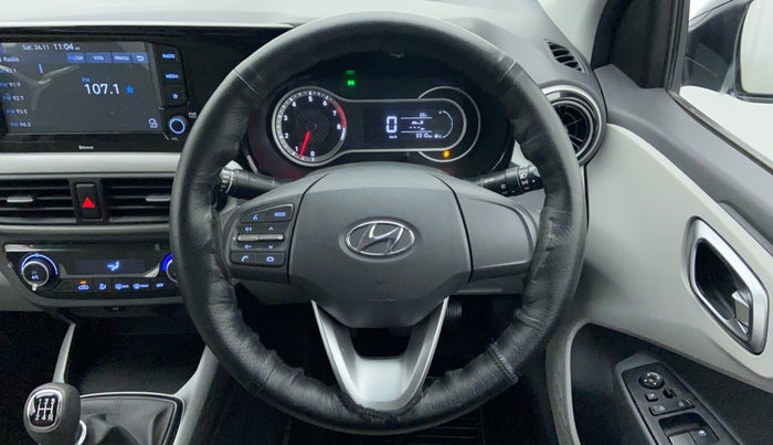 2020 Hyundai GRAND I10 NIOS SPORTZ PETROL, Petrol, Manual, 3,368 km, Steering Wheel Close Up