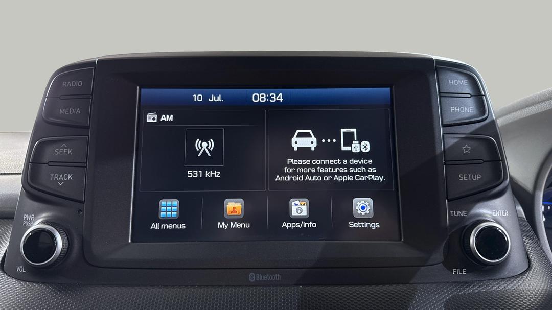 2018 Hyundai Kona Elite (FWD), Automatic, 107955 km, Infotainment System