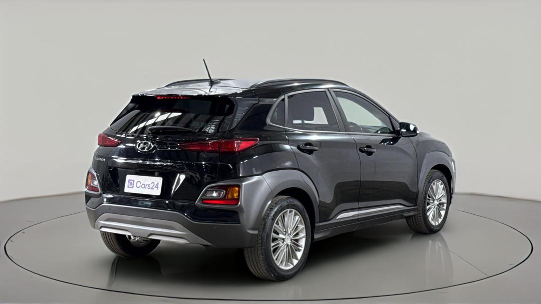 2018 Hyundai Kona Elite (FWD), Automatic, 107955 km, Right Back Diagonal (45- Degree) View