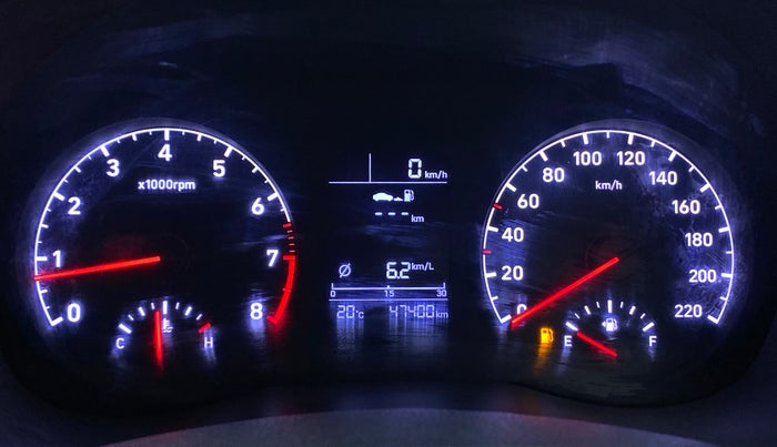 2018 Hyundai Verna 1.6 SX VTVT, Petrol, Manual, 47,564 km, Odometer Image