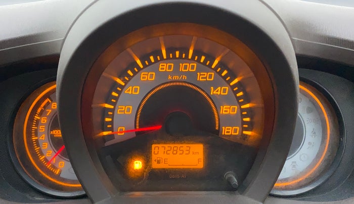 2013 Honda Brio VX MT, Petrol, Manual, 72,852 km, Odometer Image