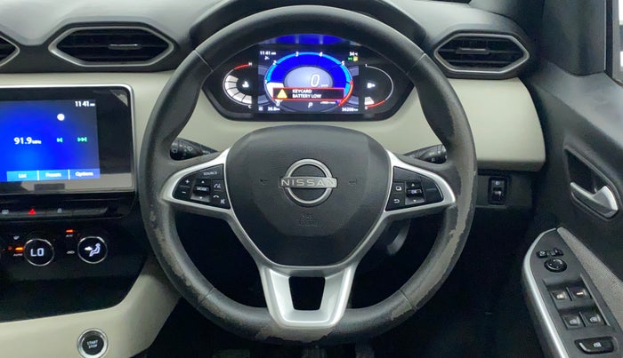 2021 Nissan MAGNITE XV TURBO CVT, Petrol, Automatic, 36,206 km, Steering Wheel Close Up
