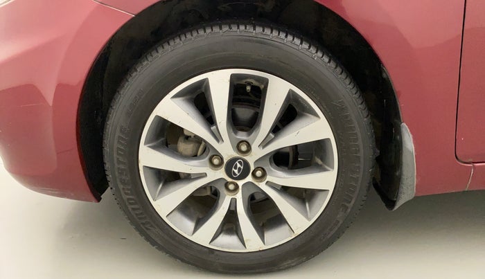 2014 Hyundai Verna FLUIDIC 1.6 VTVT SX, Petrol, Manual, 42,062 km, Left Front Wheel