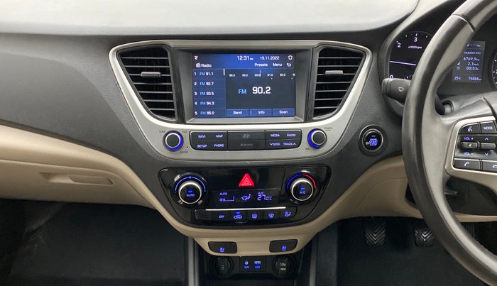 2019 Hyundai Verna 1.6 SX (O) CRDI MT, Diesel, Manual, 74,923 km, Air Conditioner
