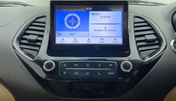 2019 Ford Figo Aspire TITANIUM 1.2 PETROL, Petrol, Manual, 64,668 km, Infotainment System