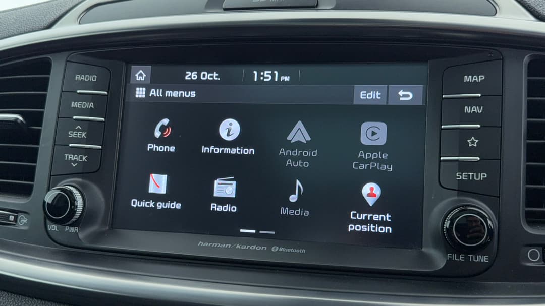 2017 Kia Sorento Gt-line (4x4), Automatic, 150881 km, Android/Apple Car Play