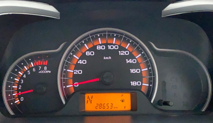 2015 Maruti Alto K10 VXI AMT, Petrol, Automatic, 28,653 km, Odometer Image