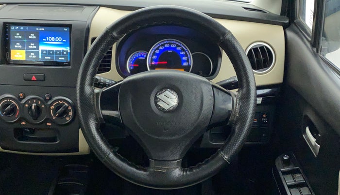 2017 Maruti Wagon R 1.0 VXI OPT, Petrol, Manual, 1,13,131 km, Steering Wheel Close Up