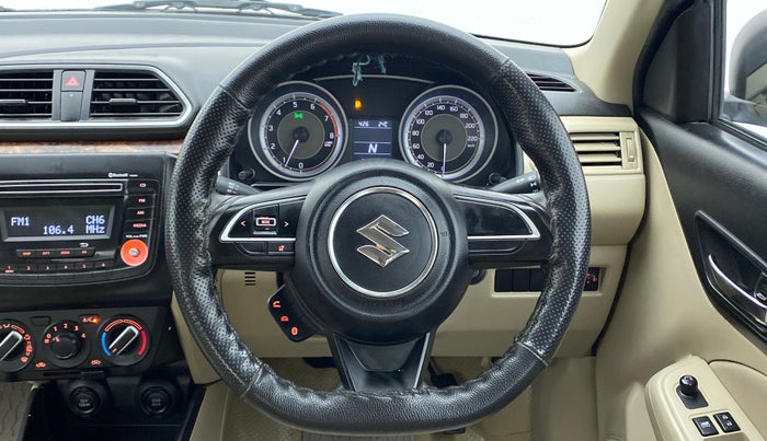 2018 Maruti Dzire VXI AMT, Petrol, Automatic, 53,041 km, Steering Wheel Close Up