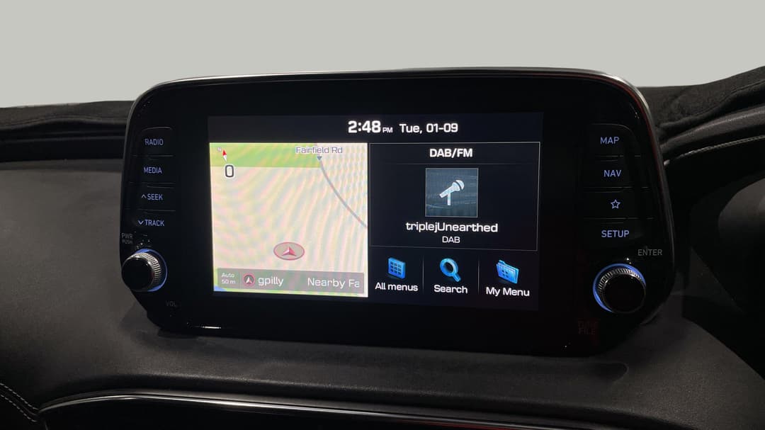 2020 Hyundai Santa Fe Elite Crdi (AWD), Automatic, 60681 km, Infotainment System