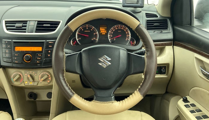 2013 Maruti Swift Dzire VDI BS IV, Diesel, Manual, 1,62,829 km, Steering Wheel Close Up