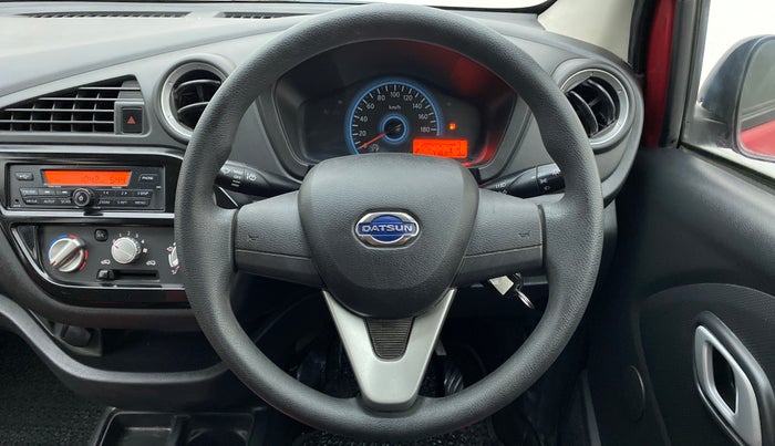 2018 Datsun Redi Go T (O), Petrol, Manual, 7,223 km, Steering Wheel Close Up
