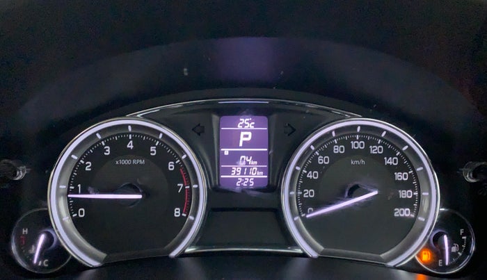 2018 Maruti Ciaz ZETA 1.4 VVT AMT, Petrol, Automatic, 39,176 km, Odometer Image