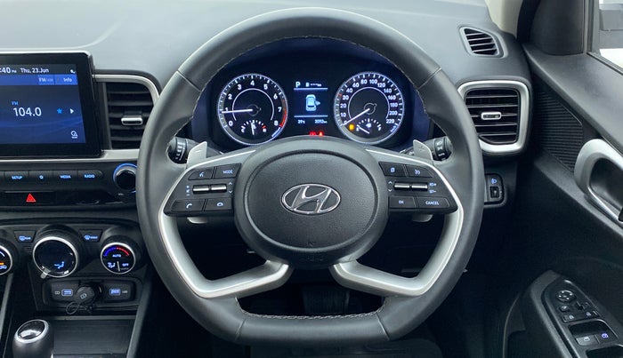 2021 Hyundai VENUE 1.0 TURBO GDI SX+ AT, Petrol, Automatic, 3,547 km, Steering Wheel Close Up