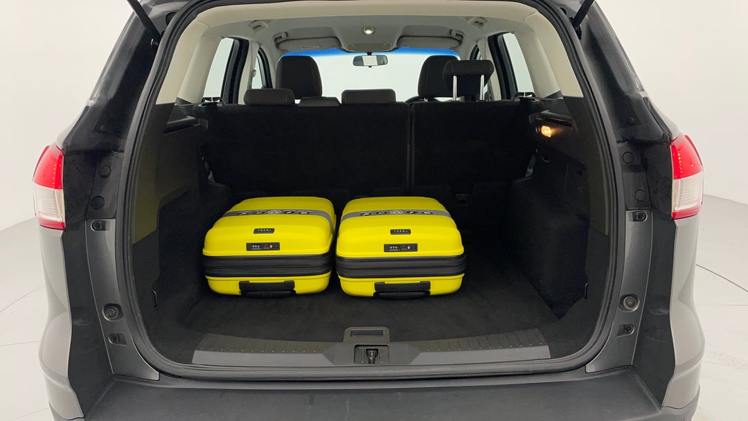 Boot Inside View with Luggage