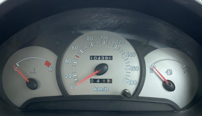 2012 Hyundai Santro Xing GLS PLUS AUDIO, Petrol, Manual, 1,04,398 km, Odometer Image