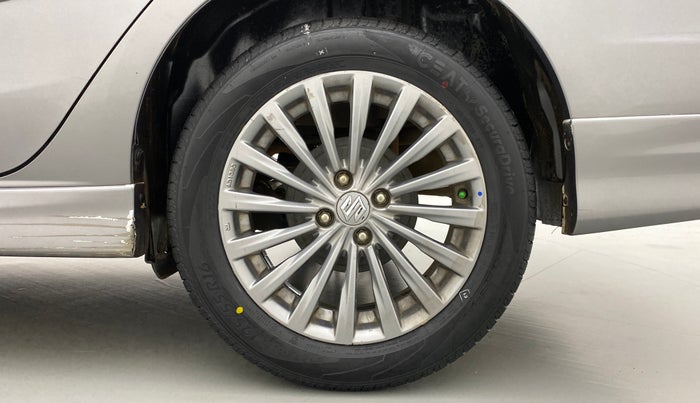 2017 Maruti Ciaz ALPHA 1.4 VVT, Petrol, Manual, 52,830 km, Left Rear Wheel