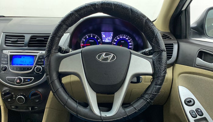2014 Hyundai Verna FLUIDIC 1.4 VTVT, Petrol, Manual, 63,687 km, Steering Wheel Close Up