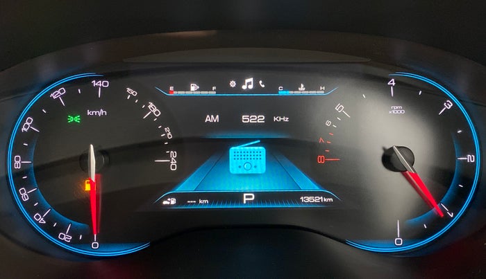 2021 MG HECTOR PLUS SHARP CVT, Petrol, Automatic, 13,555 km, Odometer Image