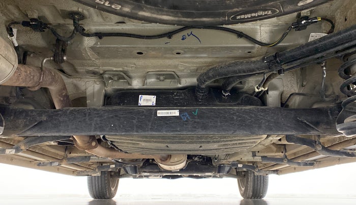 2021 MG HECTOR PLUS SHARP CVT, Petrol, Automatic, 13,555 km, Rear Underbody