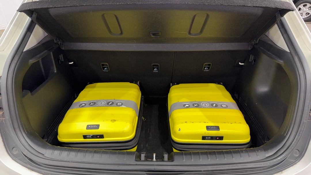 Boot Inside View with Luggage