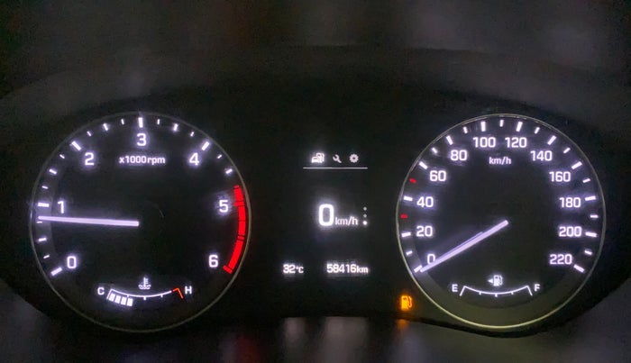 2016 Hyundai Elite i20 ASTA 1.4 CRDI (O), Diesel, Manual, 58,416 km, Odometer Image