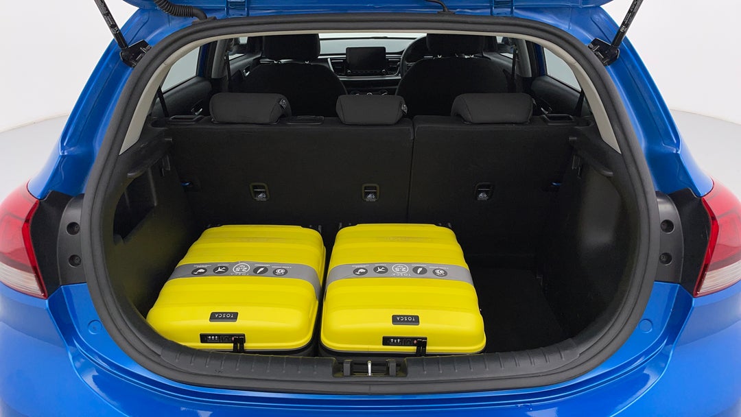 Boot Inside View with Luggage