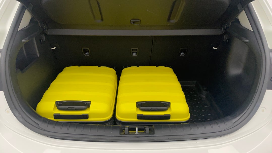 Boot Inside View with Luggage