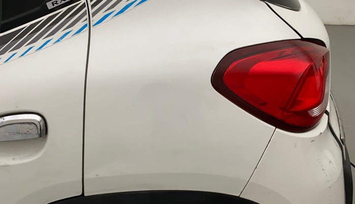 2017 Renault Kwid RXT 0.8, Petrol, Manual, 66,657 km, Left quarter panel - Minor scratches