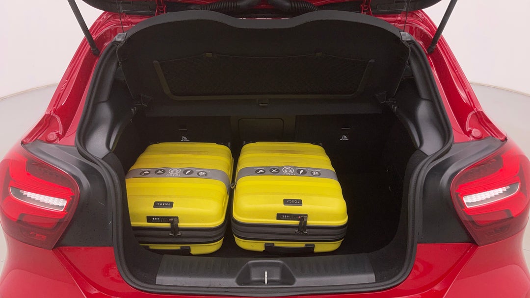 Boot Inside View with Luggage