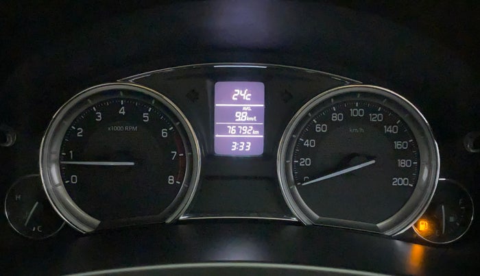 2016 Maruti Ciaz ZXI, Petrol, Manual, 76,976 km, Odometer Image