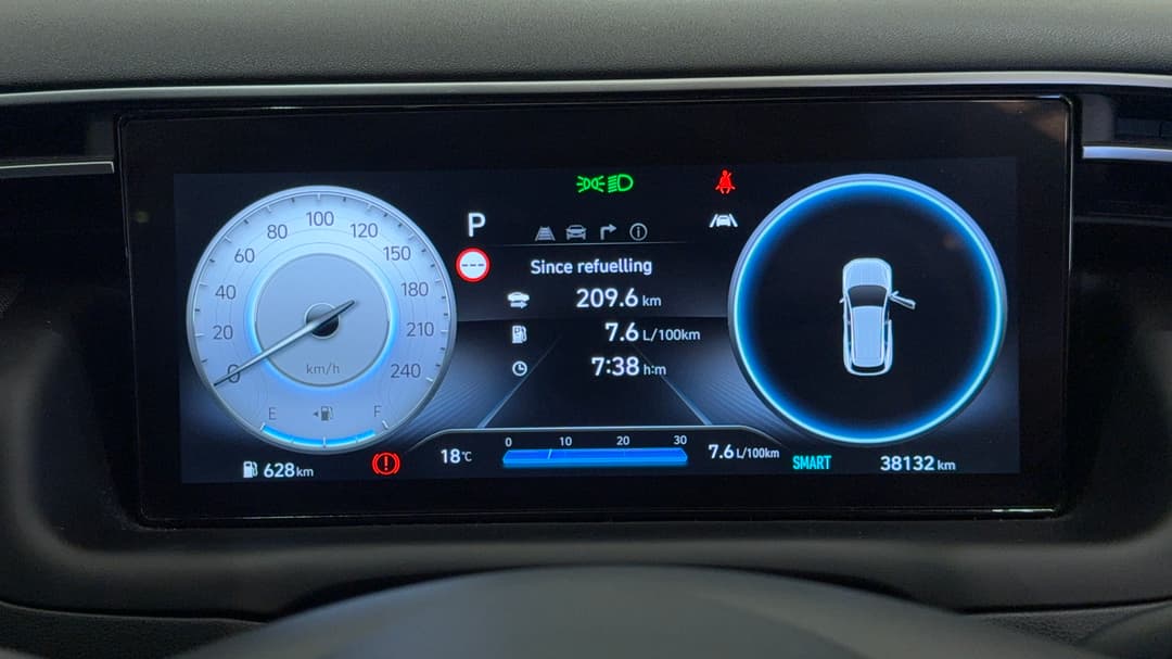 2023 Hyundai Tucson Highlander (AWD), Automatic, 38132 km, Odometer View
